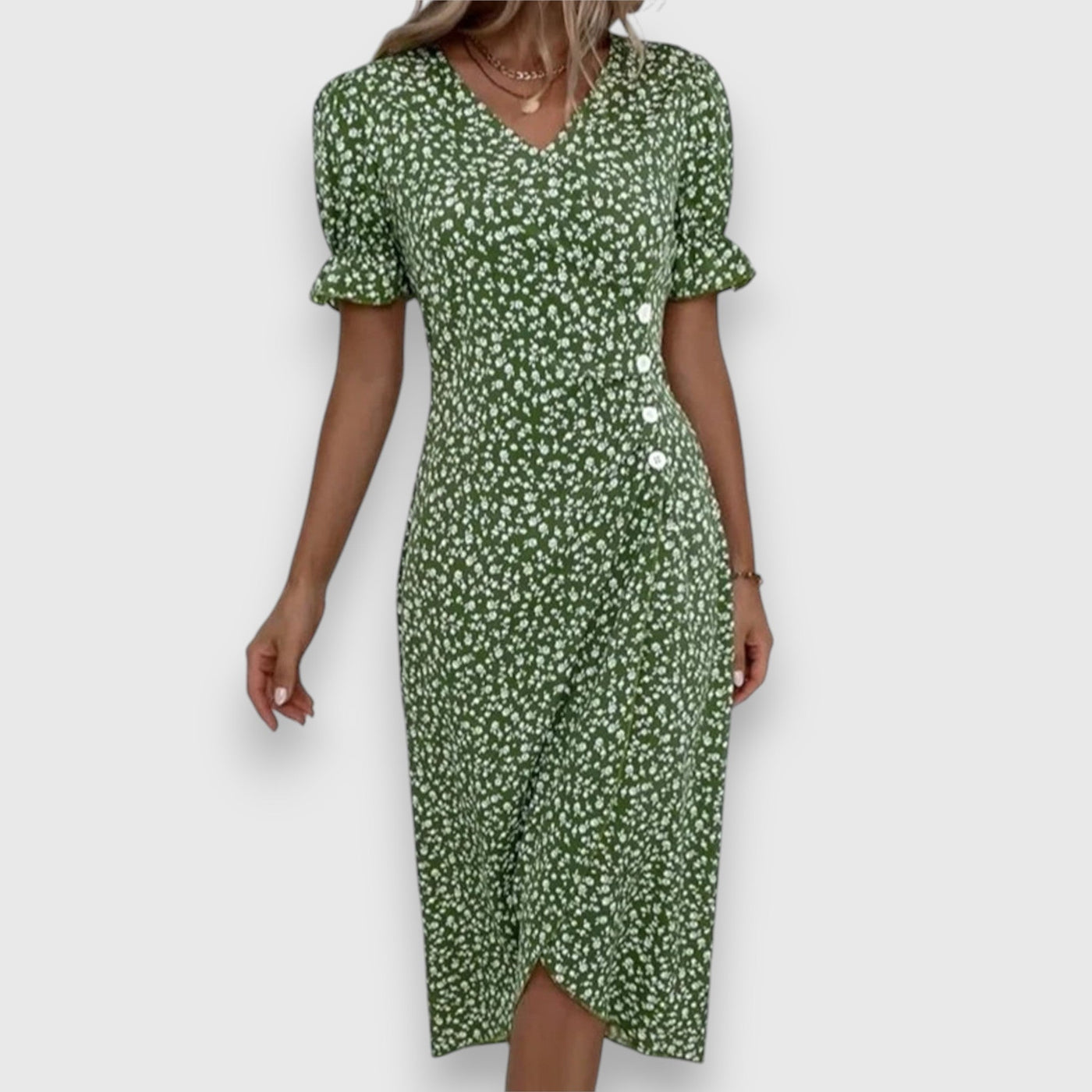 Tessina – Elegancka Kwiatowa Sukienka