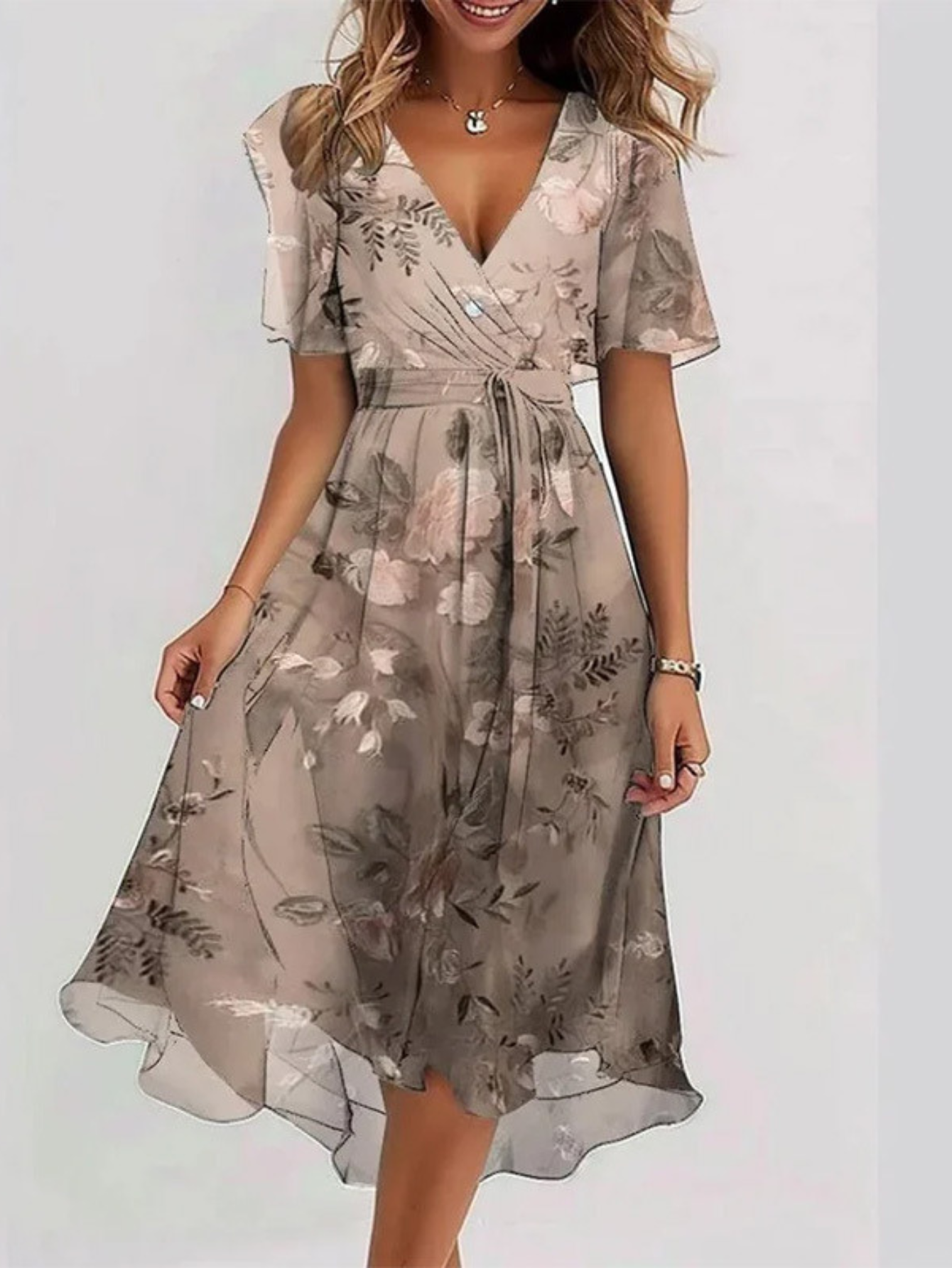 Matilda™ | Letnia Sukienka z Zakryciem Brzucha