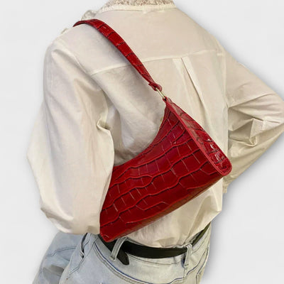 Olivia - Lśniąca Skórzana Torba