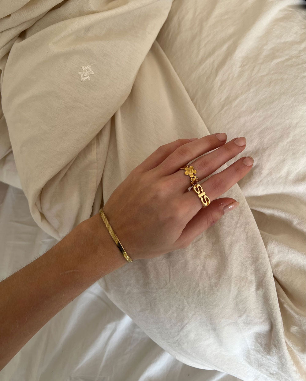 Thalireine | Pierścionek 18K Złoto