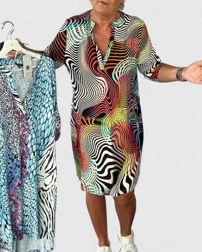 Helinae™ | Stylowa Sukienka z Dekoltem w Kształcie V