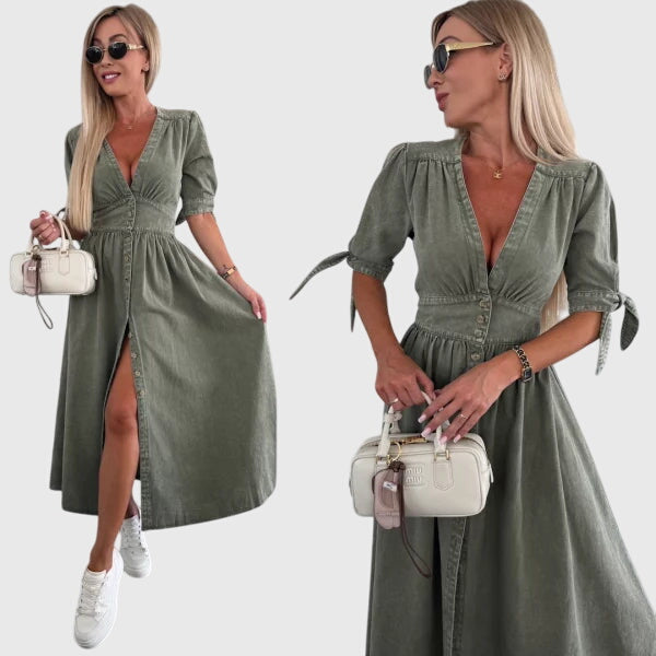 Sophia™ | Stylowa Sukienka Dżinsowa