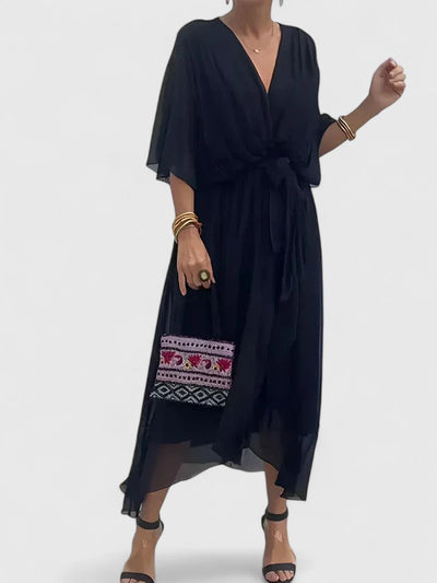 Nada | Elegancka Sukienka z Dekoltem w Kształcie V